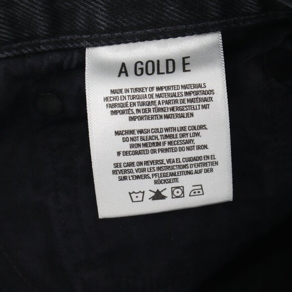 Agolde Shorts Womens 25 Parker Cut Off High Rise Denim Zero distressed frayed - Picture 8 of 9